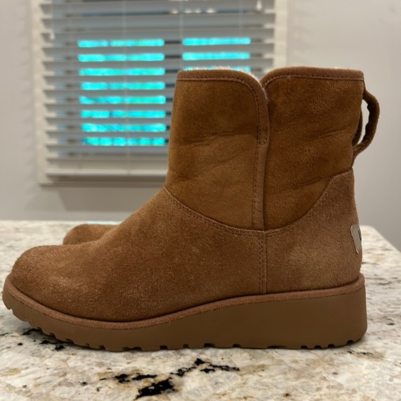 Ugg Kristen wedge booties - Chestnut - Picture 2 of 5